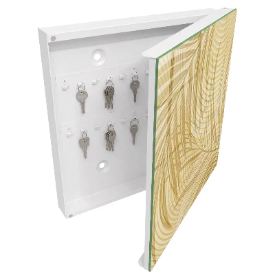 Armoire à clés design Feuilles de la nature