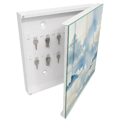 Armoire à clés décorative Nuages ​​dans le ciel