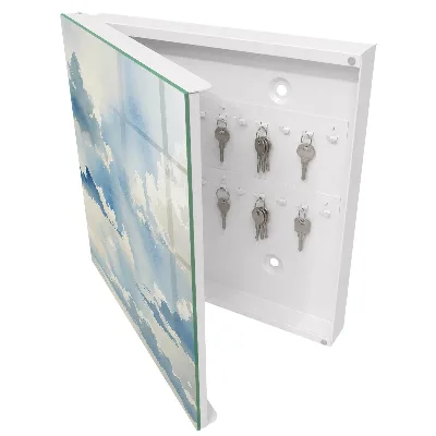 Armoire à clés décorative Nuages ​​dans le ciel