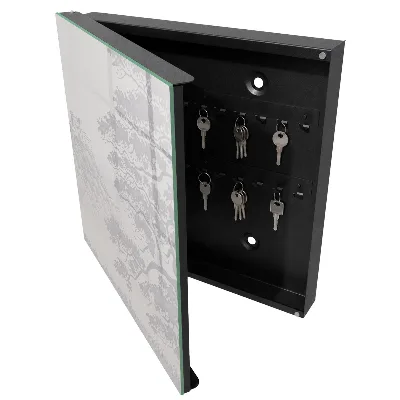 Armoire à clés design Paysage de château
