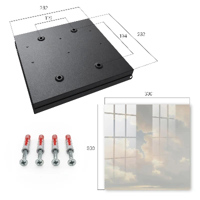 Armoire à clés décorative Des nuages ​​dans le ciel