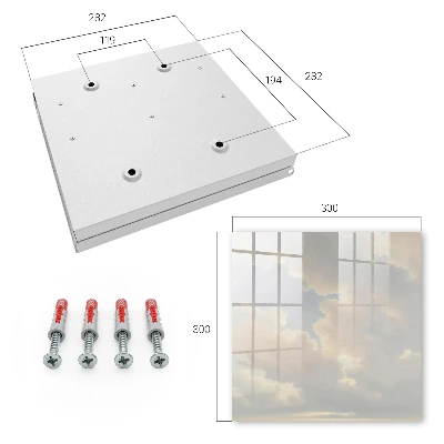 Armoire à clés décorative Des nuages ​​dans le ciel
