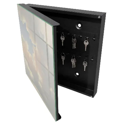 Armoire à clés décorative Des nuages ​​dans le ciel