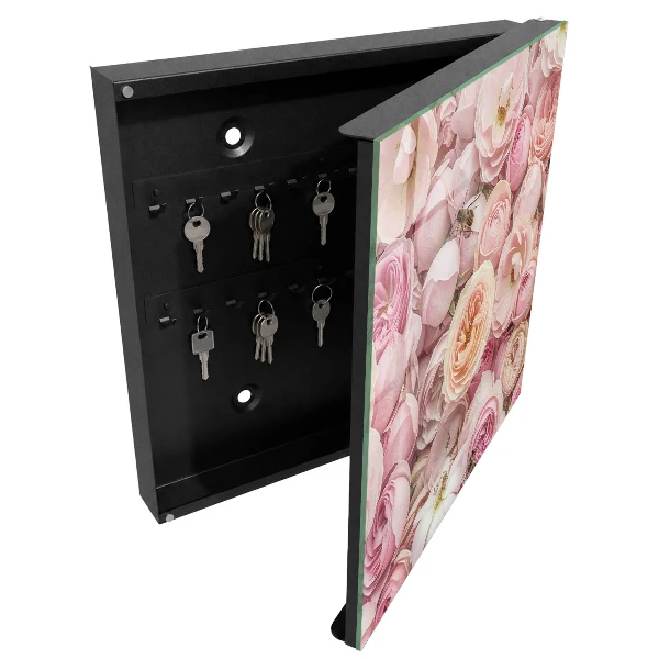 Armoire à clés décorative Rose charmante