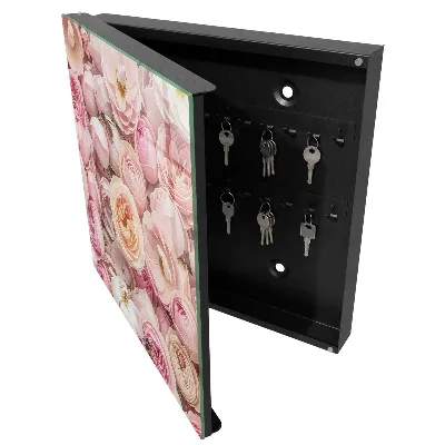 Armoire à clés décorative Rose charmante