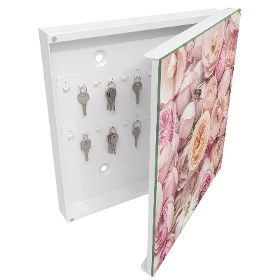 Armoire à clés décorative Rose charmante