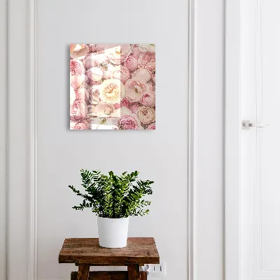 Armoire à clés décorative Rose charmante