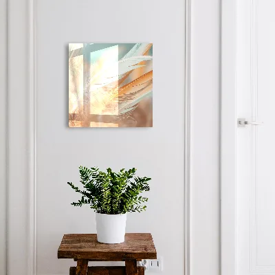 Armoire à clés design Plumes pastel