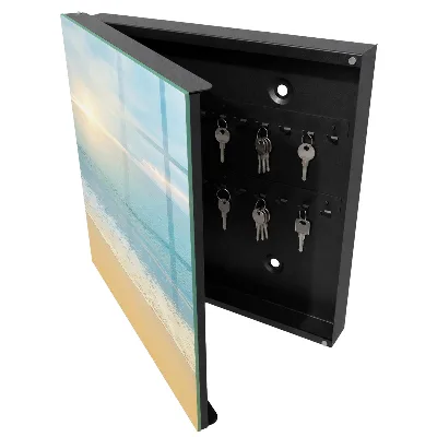 Armoire à clés décorative Paysage du matin