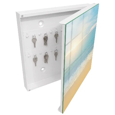 Armoire à clés décorative Paysage du matin