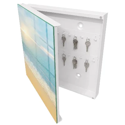 Armoire à clés décorative Paysage du matin