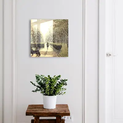 Armoire à clés décorative Une promenade dans le parc