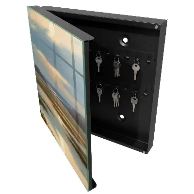 Armoire à clés design Paysage de paix