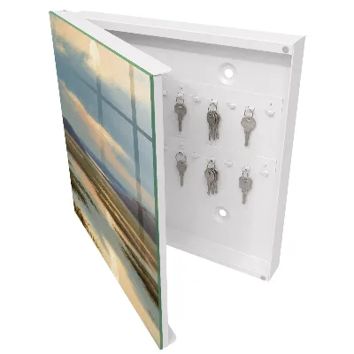 Armoire à clés design Paysage de paix