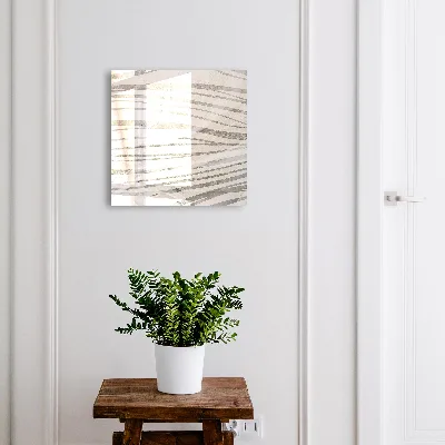 Armoire à clés décorative Vagues de gris