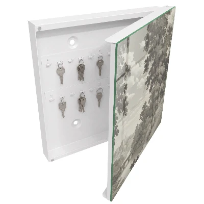 Armoire à clés design Un paysage paisible
