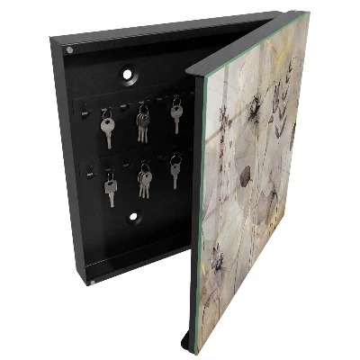 Armoire à clés design Flore délicate