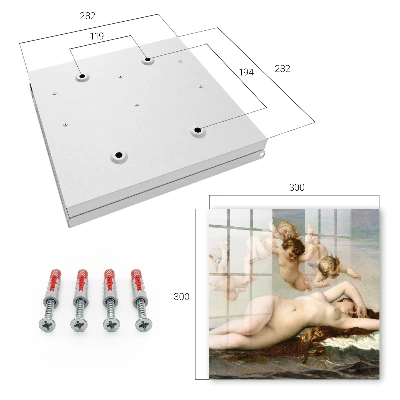 Armoire à clés design La Naissance de Vénus par Alexandre Cabanel