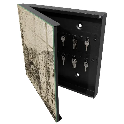 Armoire à clés décorative Atmosphère ancienne