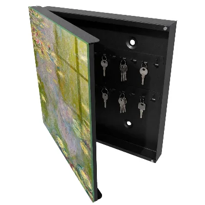 Boîte à clés murale décorative Les Nymphéas de Claude Monet