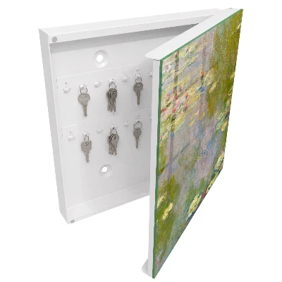Boîte à clés murale décorative Les Nymphéas de Claude Monet