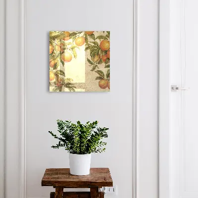 Armoire à clés décorative Oranges nature