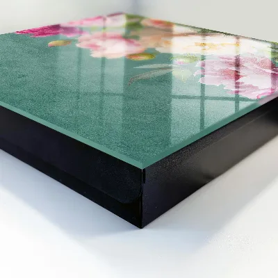 Armoire à clés design Élégance florale