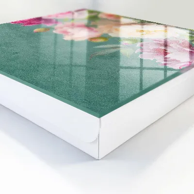 Armoire à clés design Élégance florale