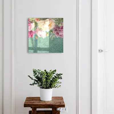 Armoire à clés design Élégance florale