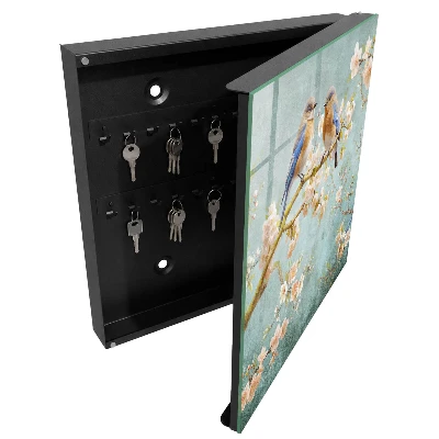 Armoire à clés design Scène printanière