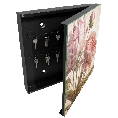 Armoire à clés décorative Botanique romantique