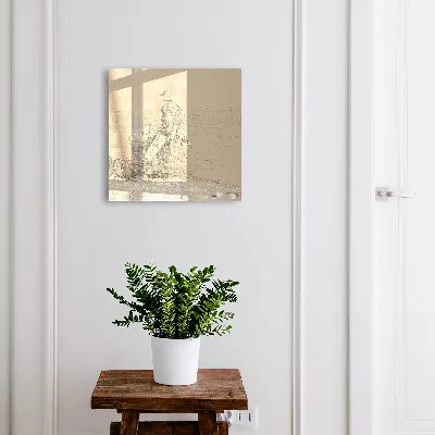 Armoire à clés design Pêcheur au bord du lac