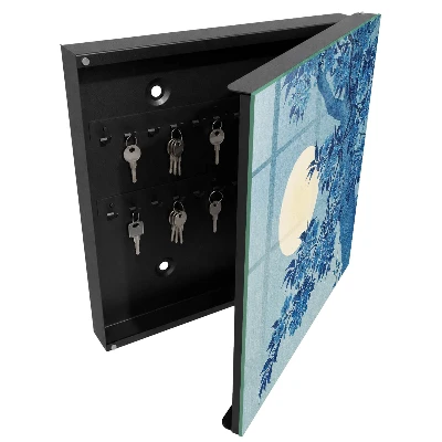 Armoire à clés décorative Nuit au clair de lune