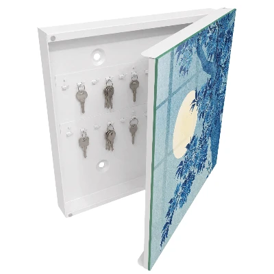 Armoire à clés décorative Nuit au clair de lune