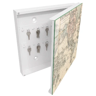 Armoire à clés design Carte du monde