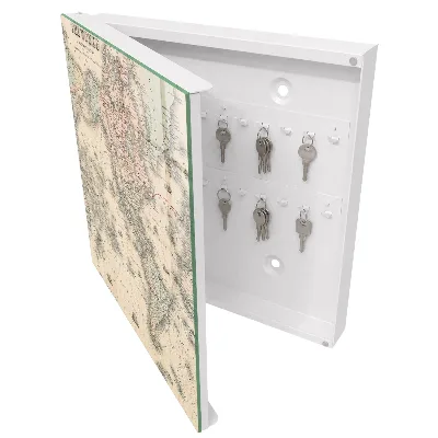 Armoire à clés design Carte du monde