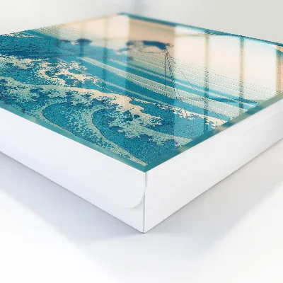 Armoire à clés design Le pêcheur et les vagues