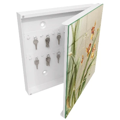 Armoire à clés décorative Fleurs grimpantes