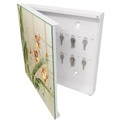 Armoire à clés décorative Fleurs grimpantes