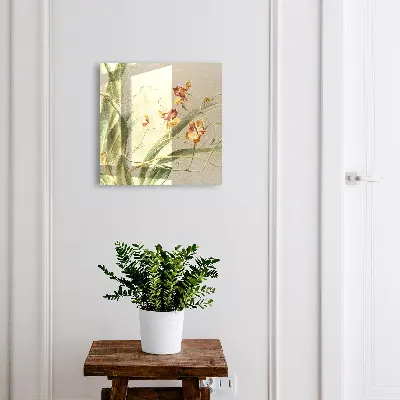 Armoire à clés décorative Fleurs grimpantes
