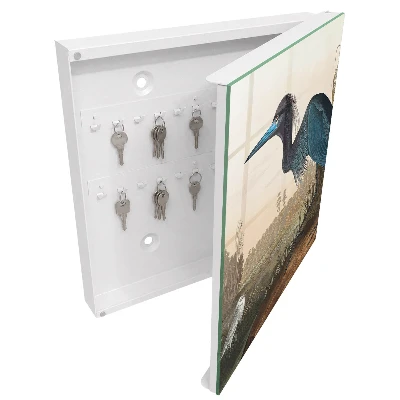 Armoire à clés design Oiseau exotique