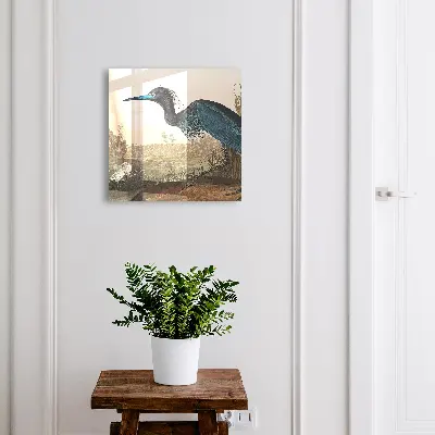 Armoire à clés design Oiseau exotique