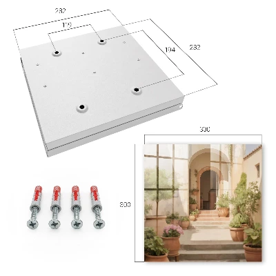 Armoire à clés design Jardin rustique