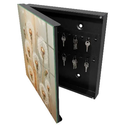 Armoire à clés design La beauté des pissenlits