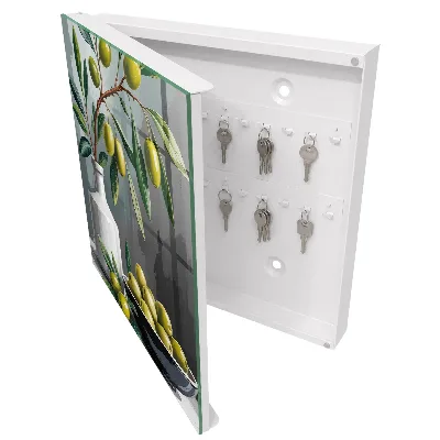 Armoire à clés décorative Olive verte