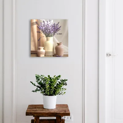 Boîte à clés murale décorative Fleurs dans un vase