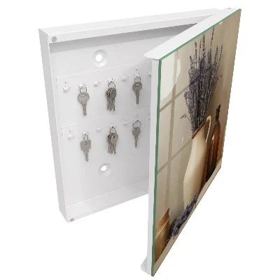 Armoire à clés décorative Vase lavande