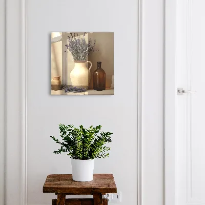 Armoire à clés décorative Vase lavande
