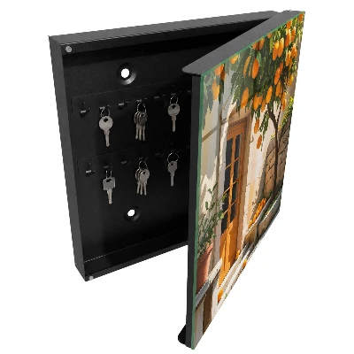 Boîte à clés murale décorative Jardin des orangers