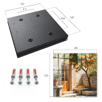 Boîte à clés murale décorative Jardin des orangers